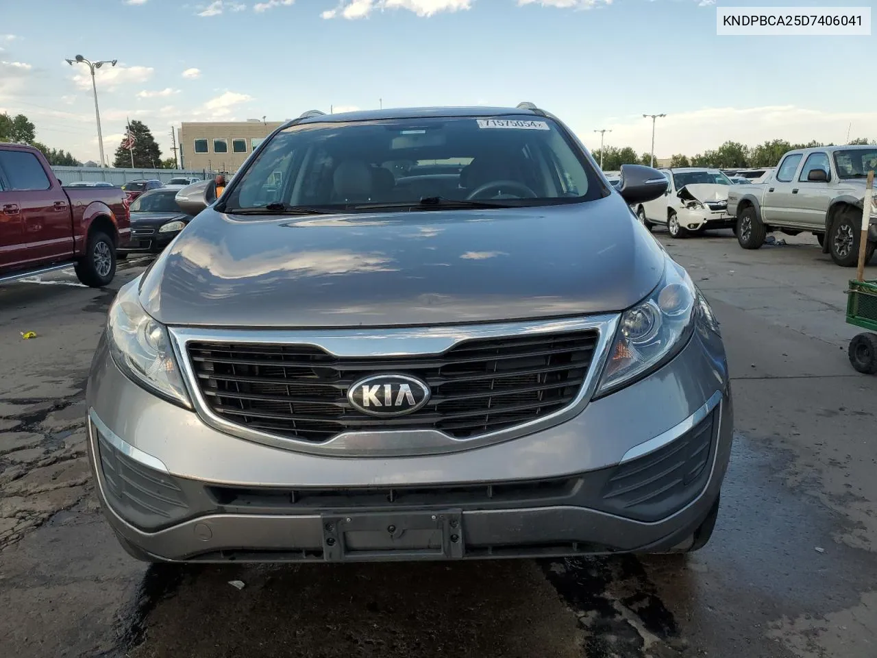 2013 Kia Sportage Lx VIN: KNDPBCA25D7406041 Lot: 71575054