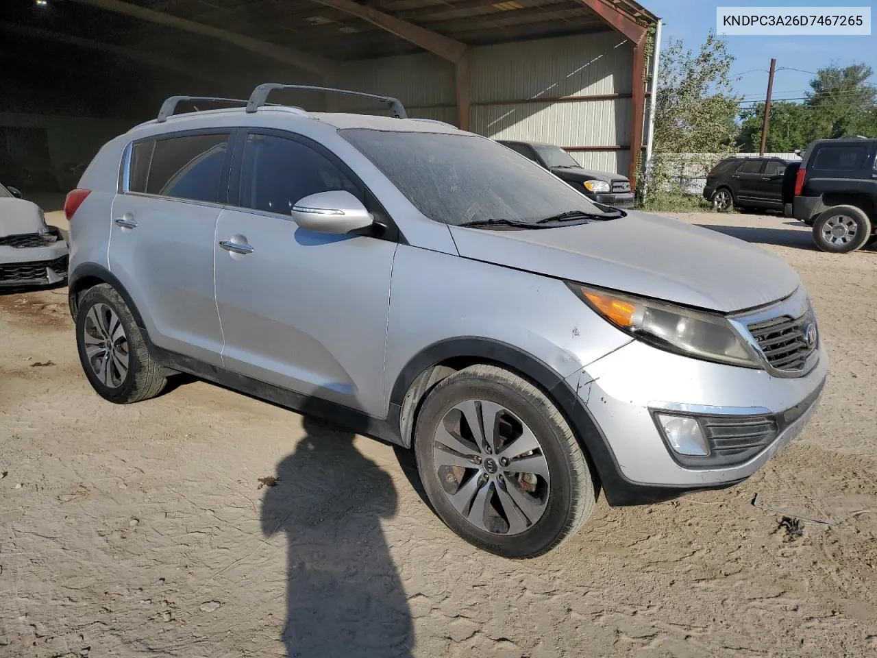 KNDPC3A26D7467265 2013 Kia Sportage Ex