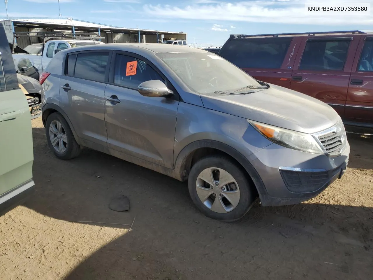 KNDPB3A2XD7353580 2013 Kia Sportage Base