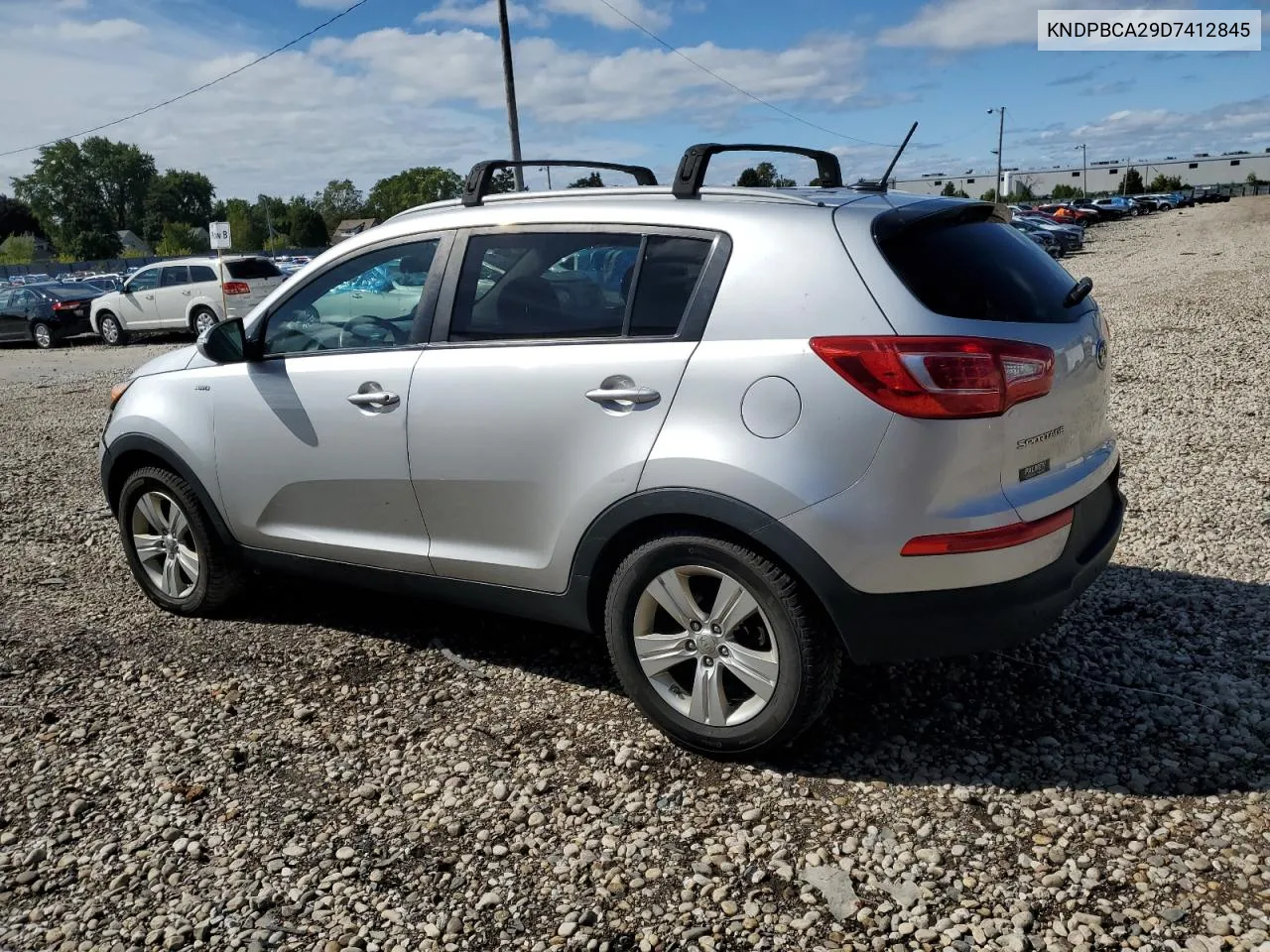 2013 Kia Sportage Lx VIN: KNDPBCA29D7412845 Lot: 72444214