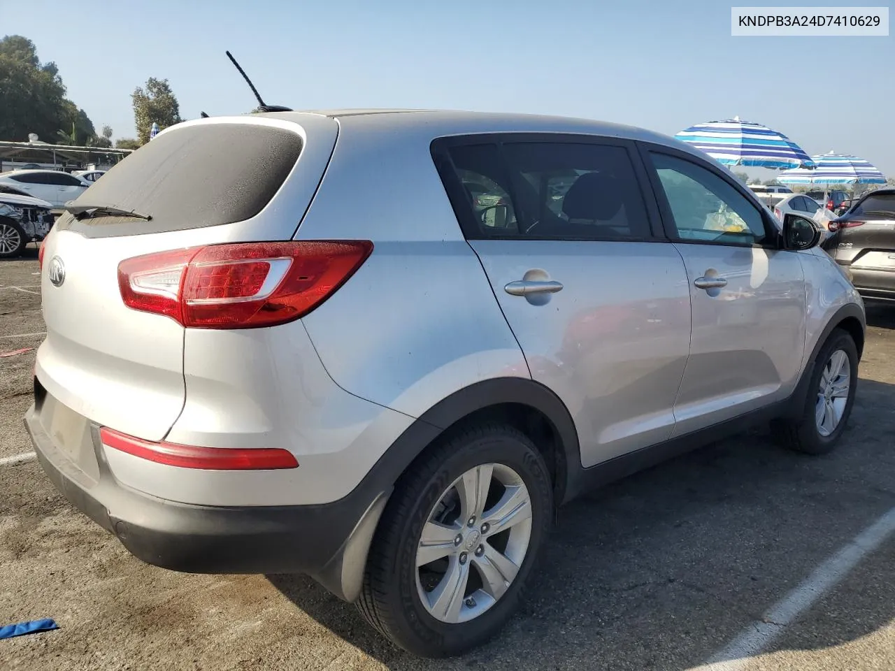 2013 Kia Sportage Base VIN: KNDPB3A24D7410629 Lot: 72473394