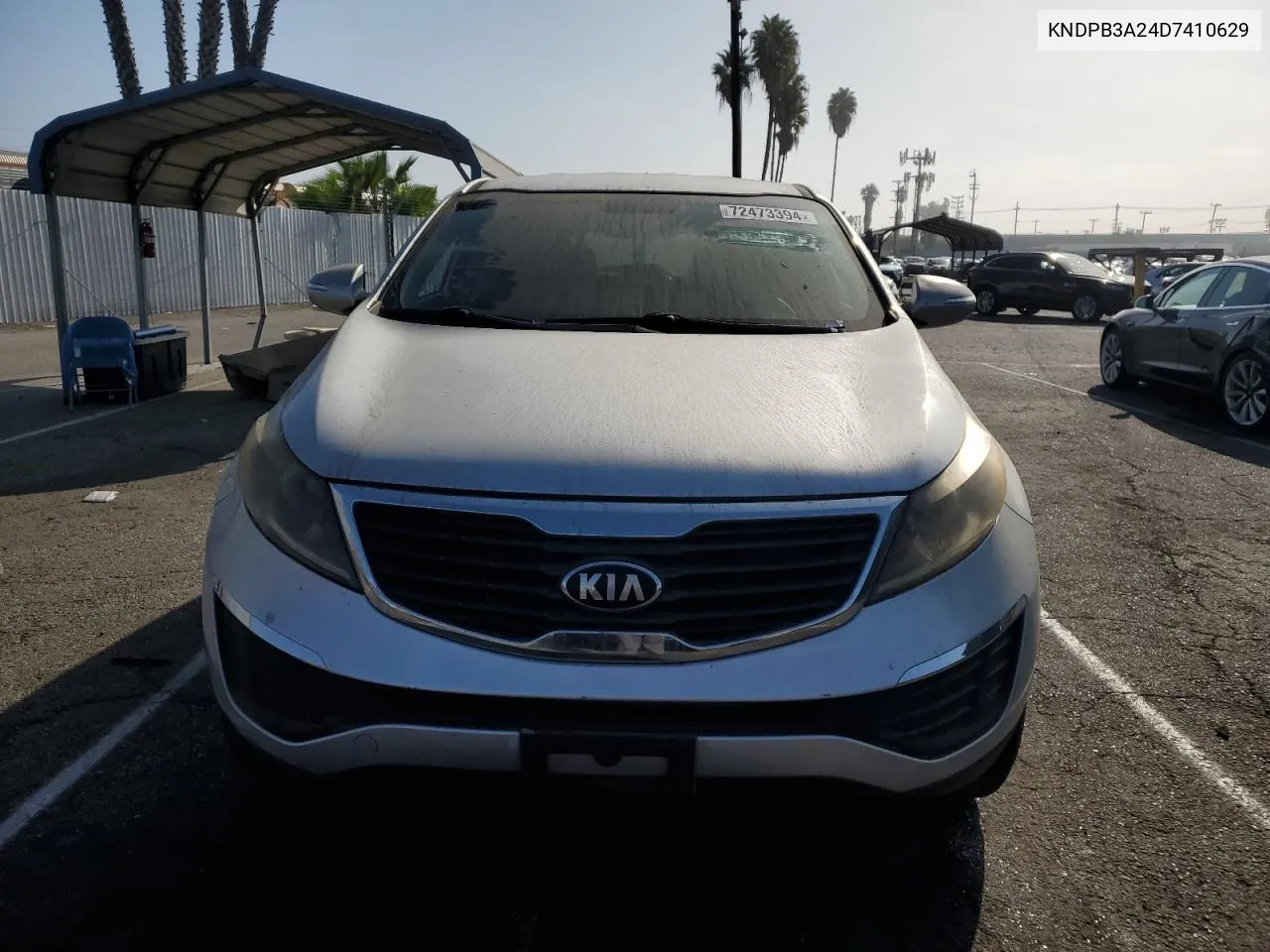 2013 Kia Sportage Base VIN: KNDPB3A24D7410629 Lot: 72473394