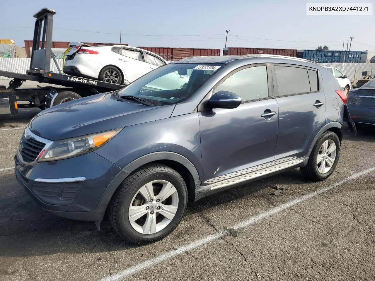 2013 Kia Sportage Base VIN: KNDPB3A2XD7441271 Lot: 73151794