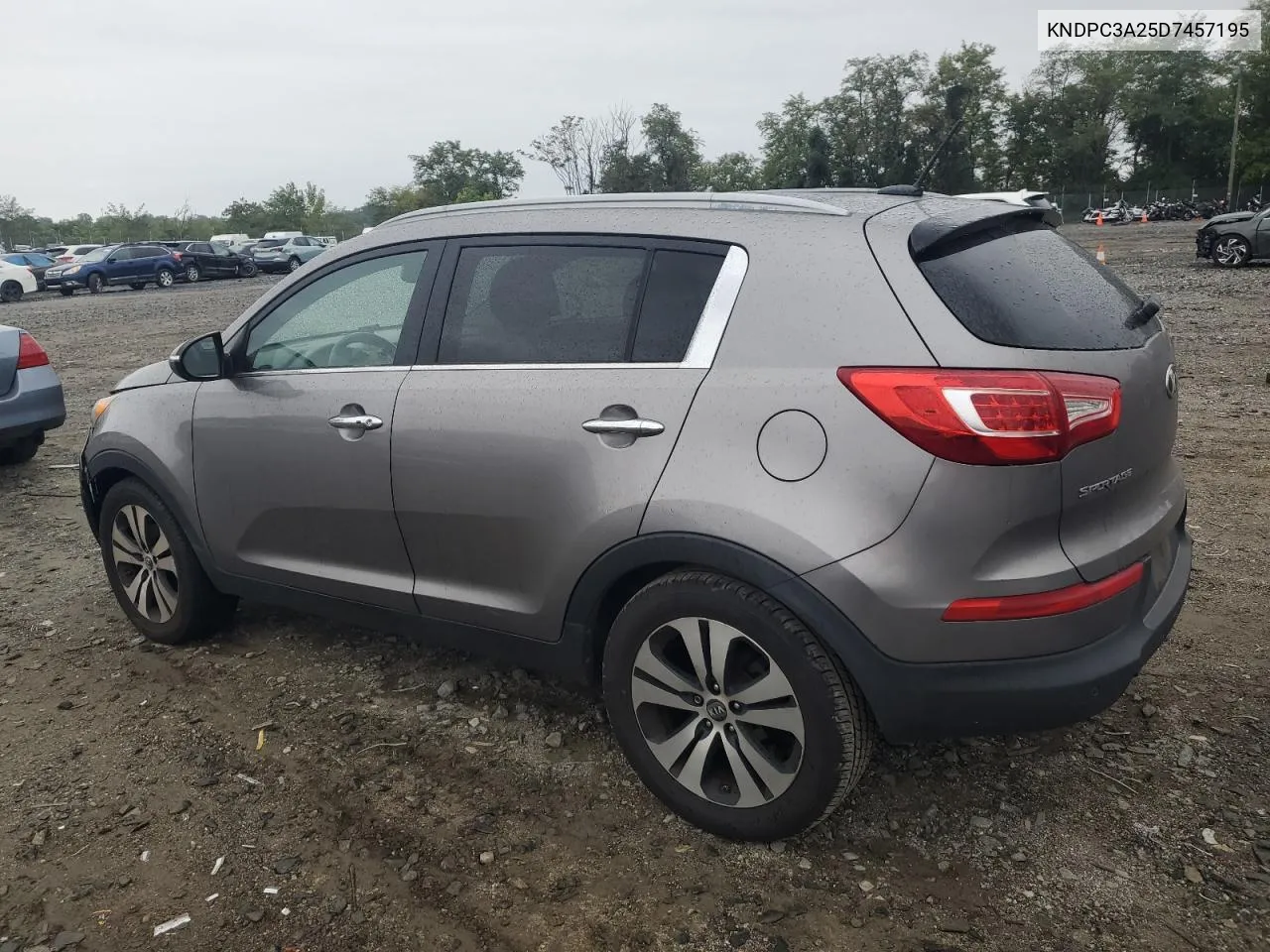 2013 Kia Sportage Ex VIN: KNDPC3A25D7457195 Lot: 73200164