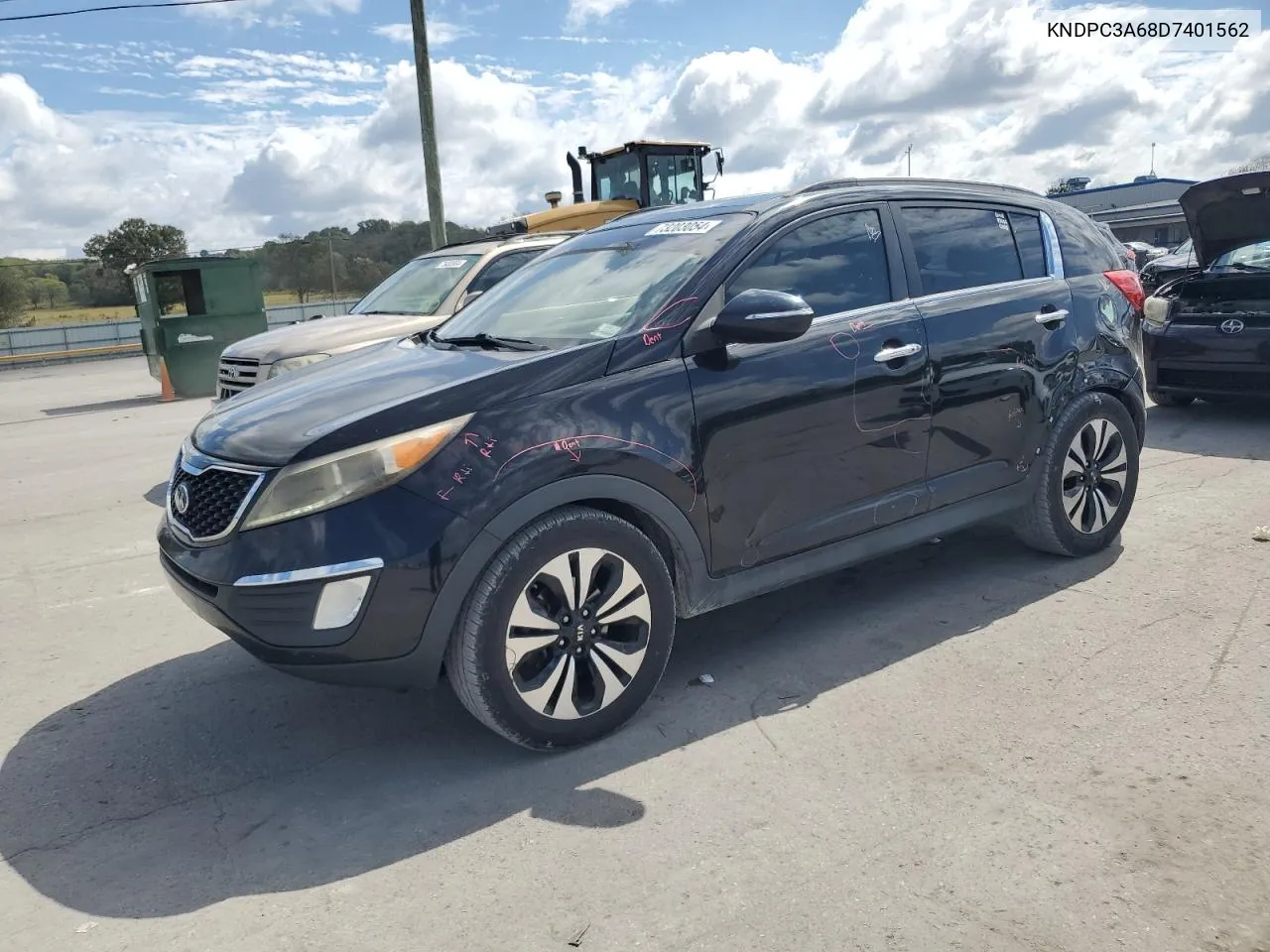 2013 Kia Sportage Sx VIN: KNDPC3A68D7401562 Lot: 73203054