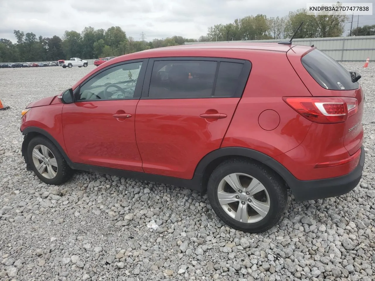 2013 Kia Sportage Base VIN: KNDPB3A27D7477838 Lot: 73214134