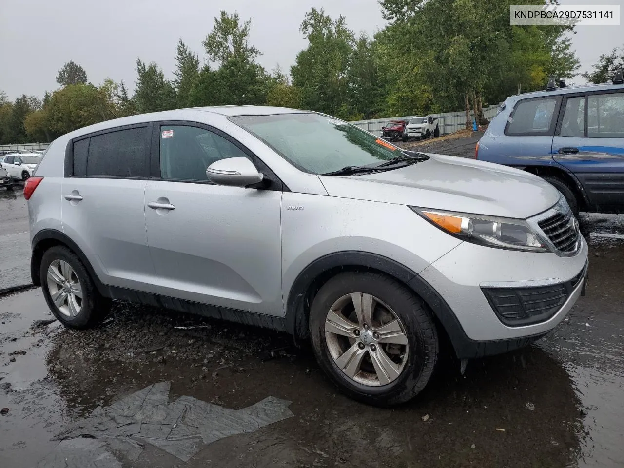 2013 Kia Sportage Lx VIN: KNDPBCA29D7531141 Lot: 73344714