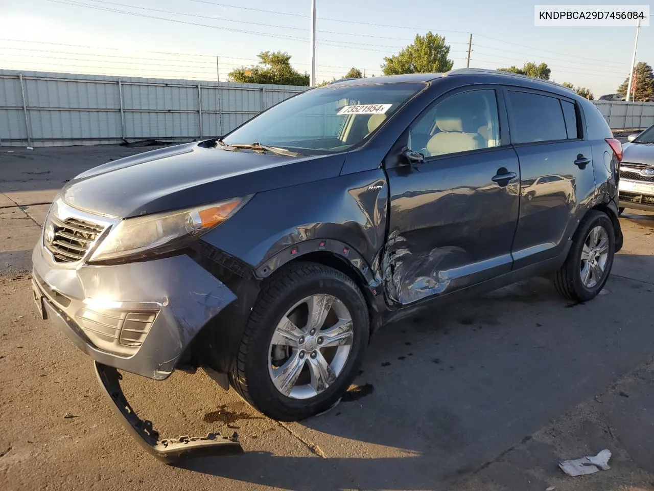 2013 Kia Sportage Lx VIN: KNDPBCA29D7456084 Lot: 73521954