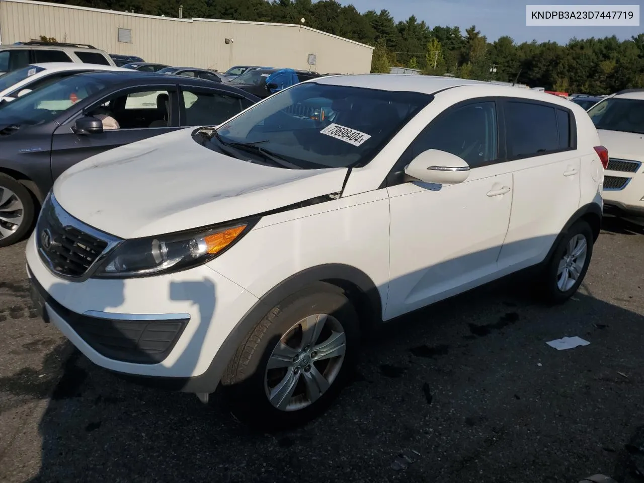 2013 Kia Sportage Base VIN: KNDPB3A23D7447719 Lot: 73698404