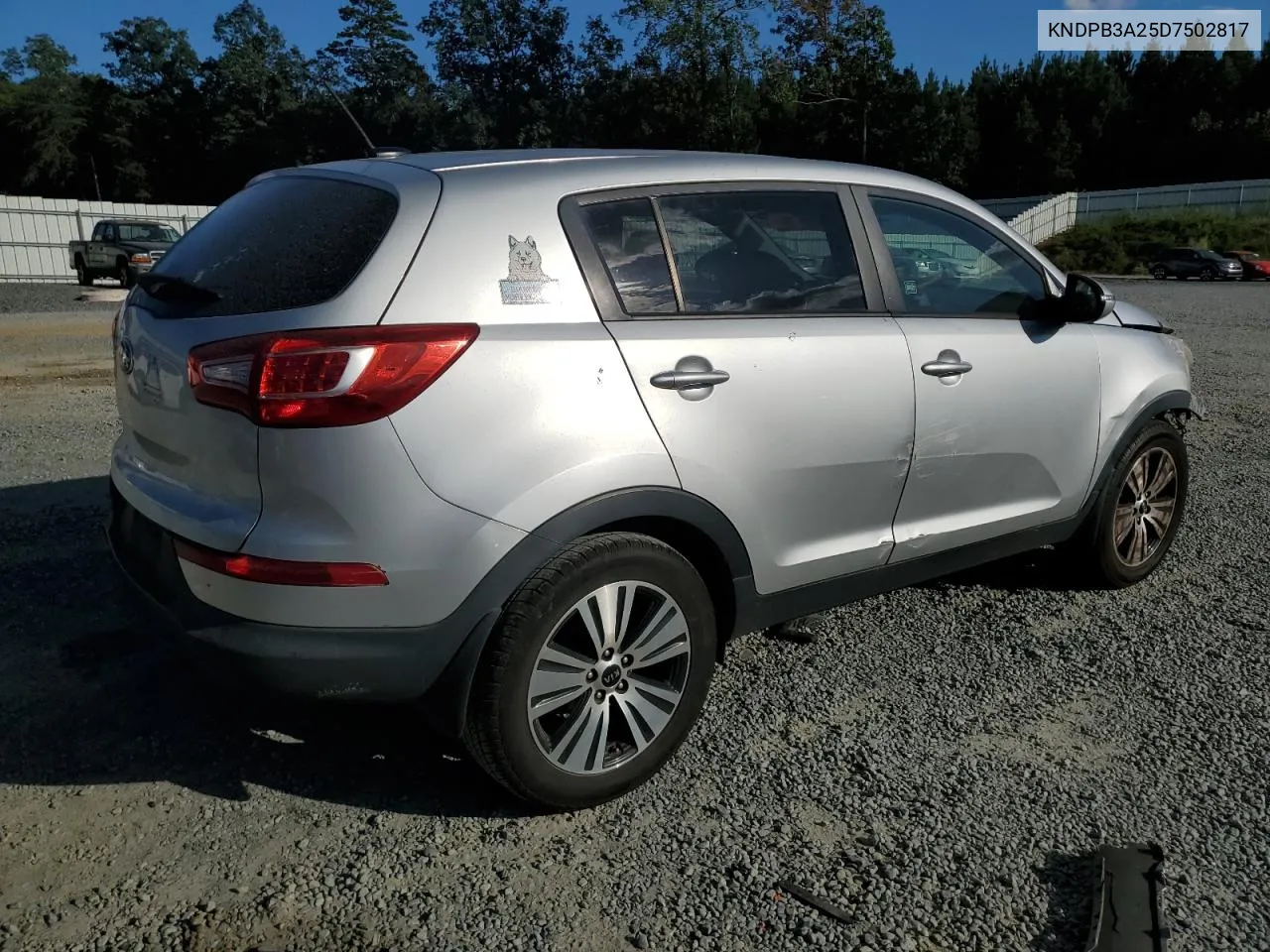 2013 Kia Sportage Base VIN: KNDPB3A25D7502817 Lot: 73941364