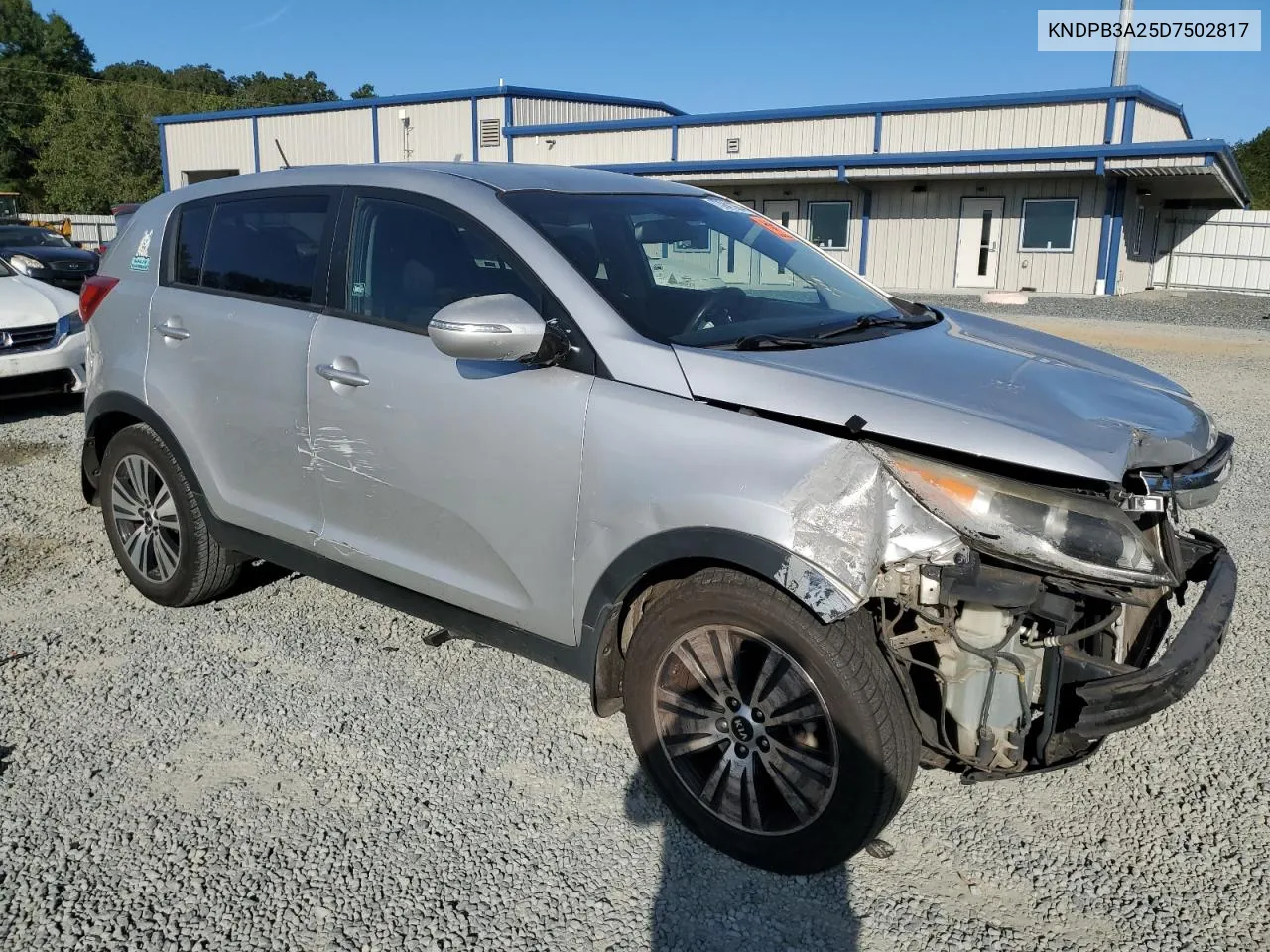 2013 Kia Sportage Base VIN: KNDPB3A25D7502817 Lot: 73941364