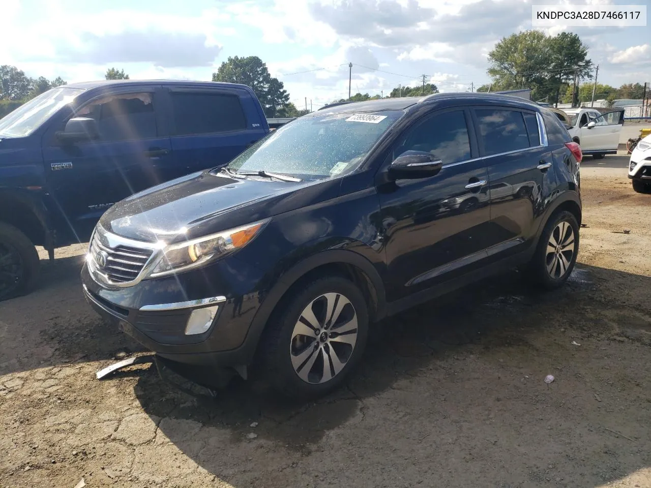 2013 Kia Sportage Ex VIN: KNDPC3A28D7466117 Lot: 73993964