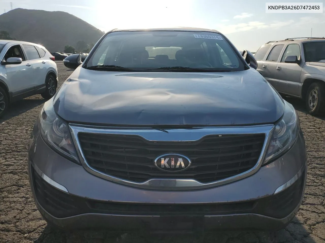 KNDPB3A26D7472453 2013 Kia Sportage Base