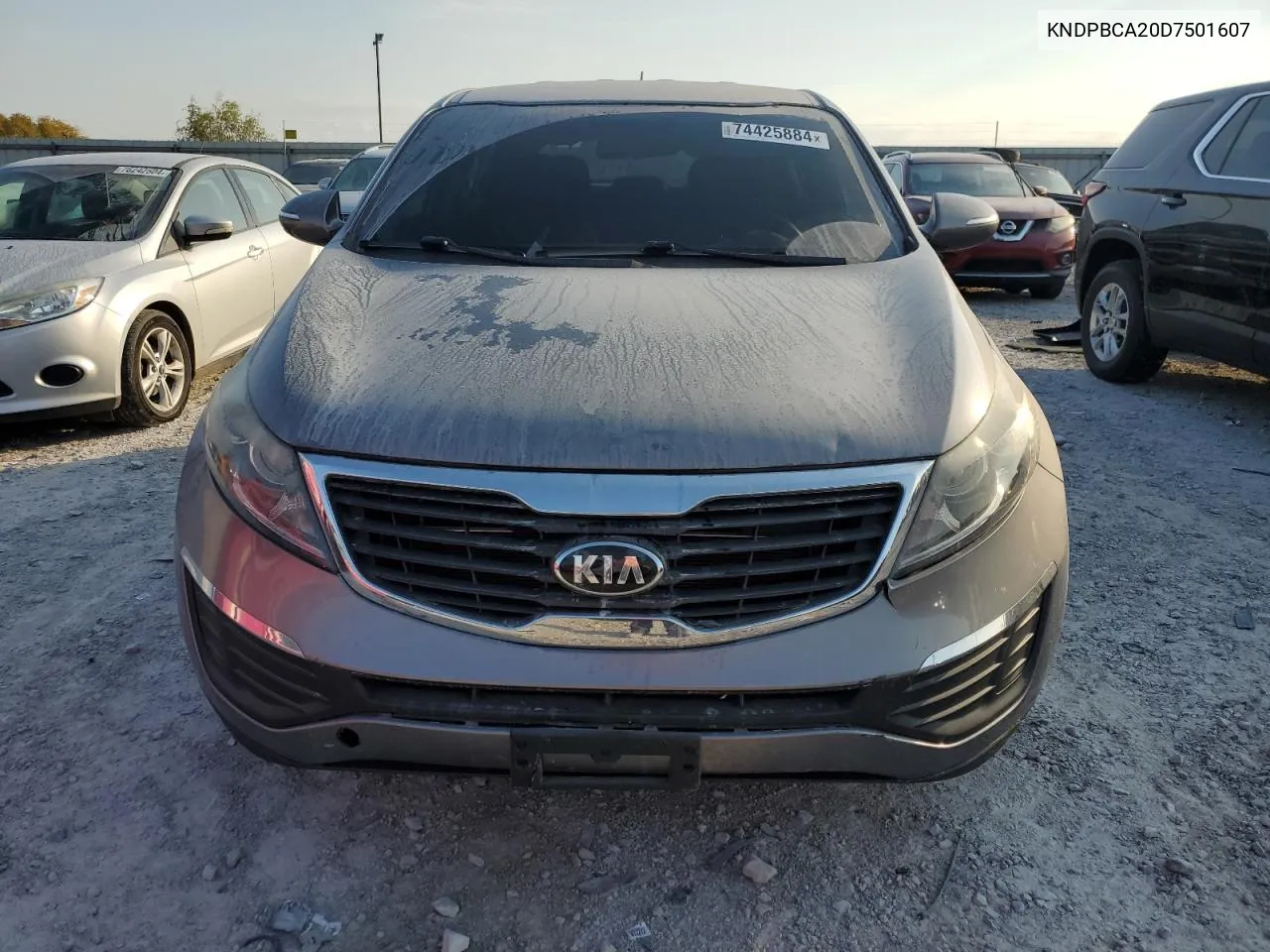 2013 Kia Sportage Lx VIN: KNDPBCA20D7501607 Lot: 74425884