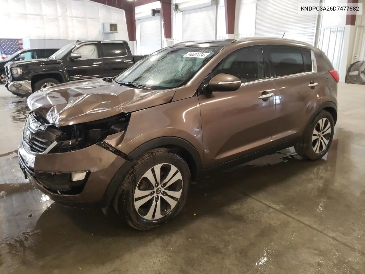 2013 Kia Sportage Ex VIN: KNDPC3A26D7477682 Lot: 74607174