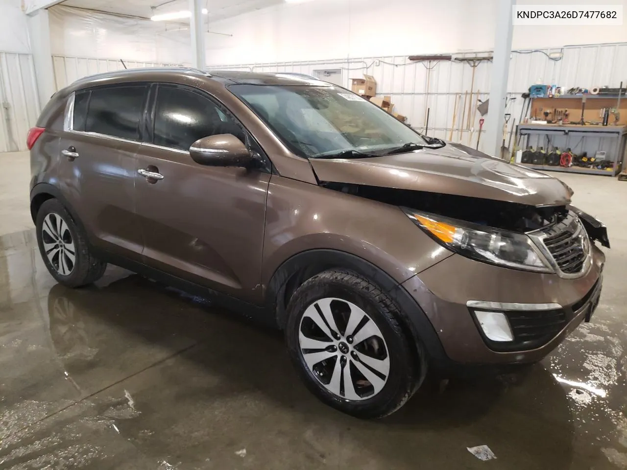 2013 Kia Sportage Ex VIN: KNDPC3A26D7477682 Lot: 74607174