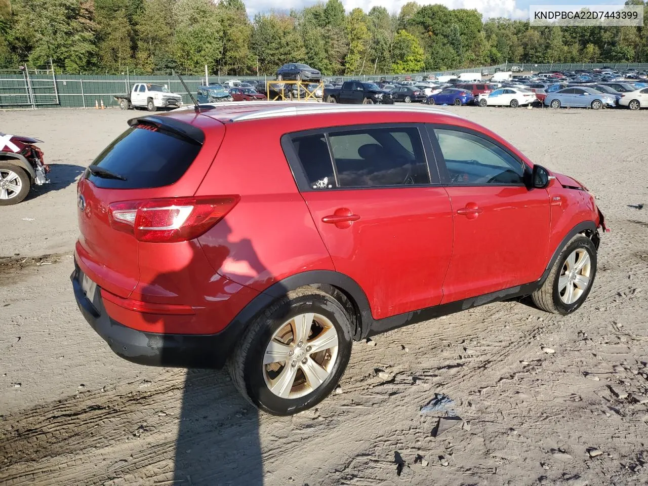 KNDPBCA22D7443399 2013 Kia Sportage Lx