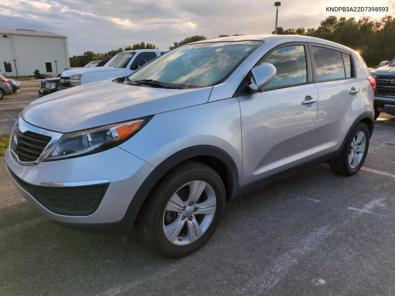 2013 Kia Sportage Base VIN: KNDPB3A22D7398593 Lot: 75022984