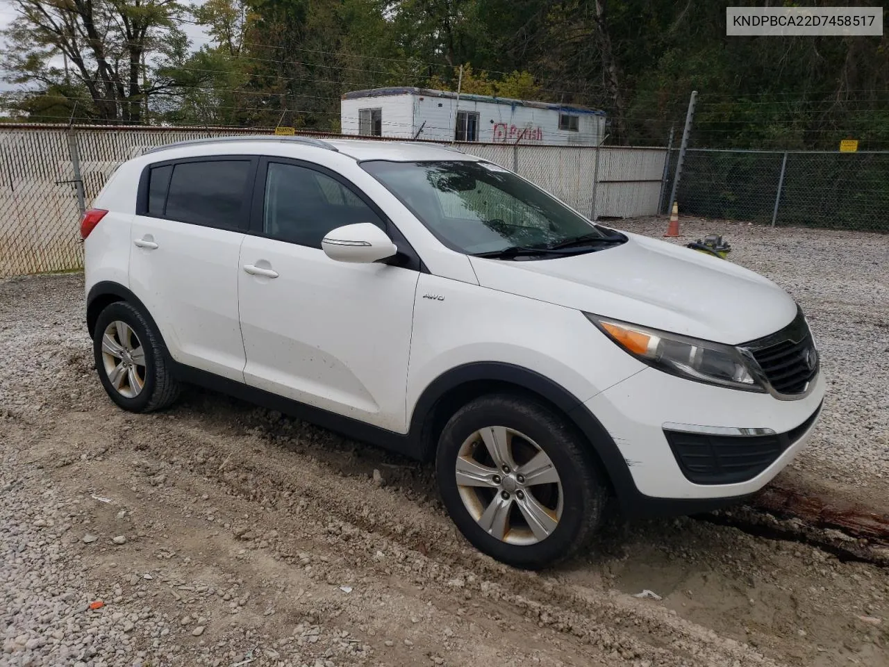 2013 Kia Sportage Lx VIN: KNDPBCA22D7458517 Lot: 75161124