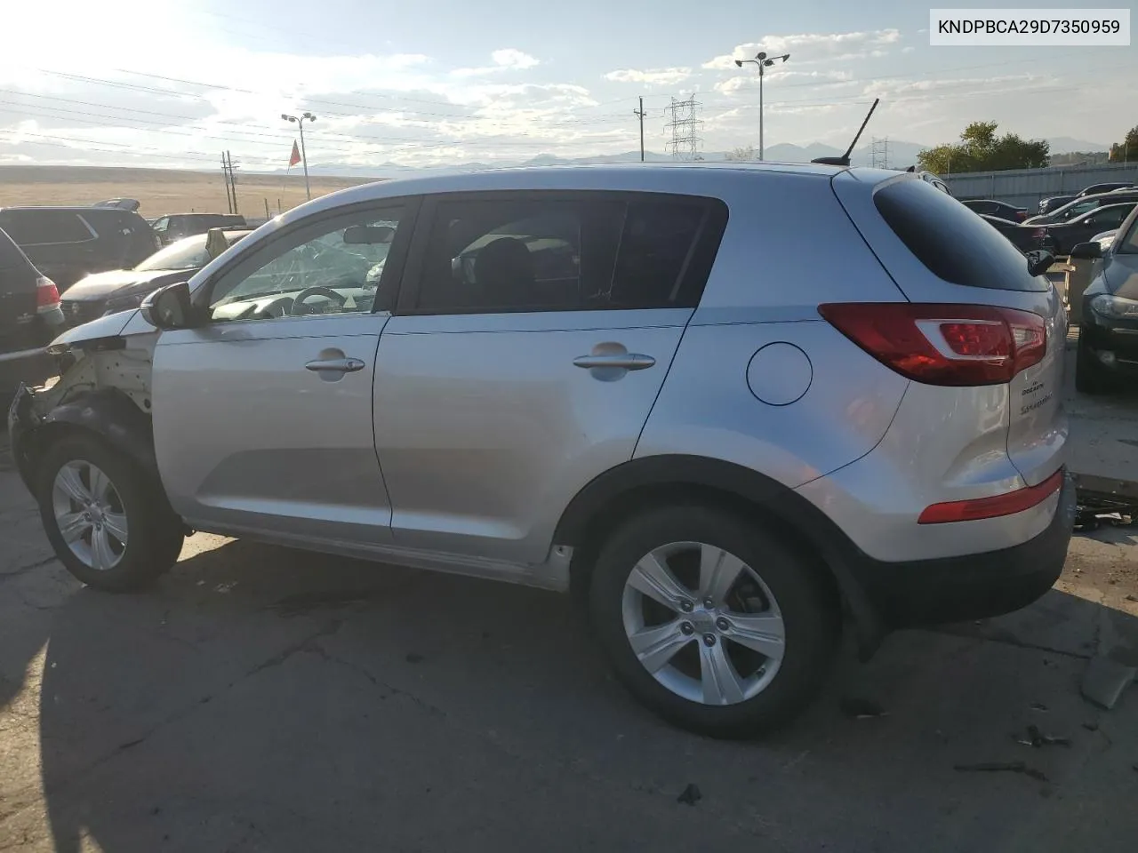 2013 Kia Sportage Lx VIN: KNDPBCA29D7350959 Lot: 75216824