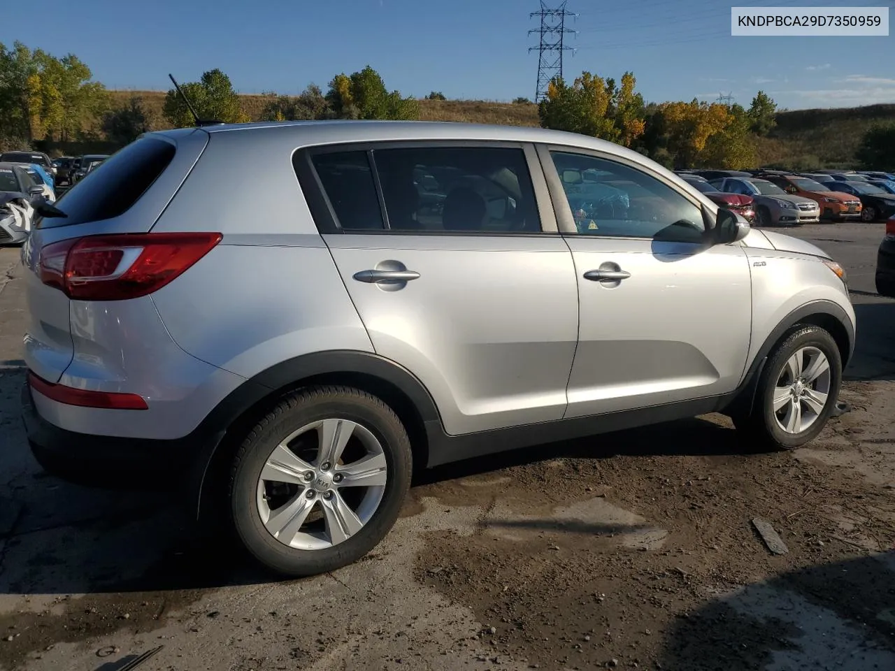 2013 Kia Sportage Lx VIN: KNDPBCA29D7350959 Lot: 75216824