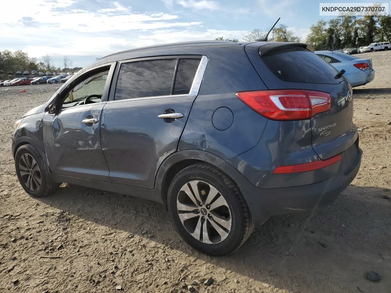 2013 Kia Sportage Ex VIN: KNDPCCA29D7370707 Lot: 75331814