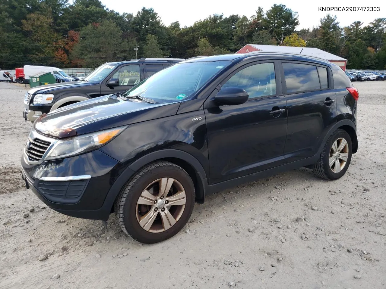 2013 Kia Sportage Lx VIN: KNDPBCA29D7472303 Lot: 75390914