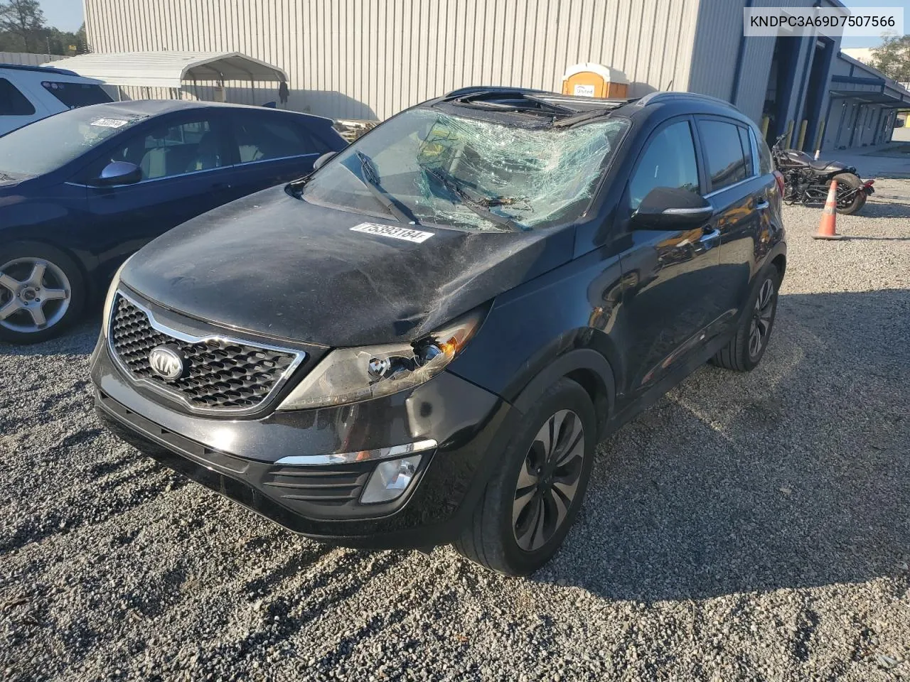 2013 Kia Sportage Sx VIN: KNDPC3A69D7507566 Lot: 75393184