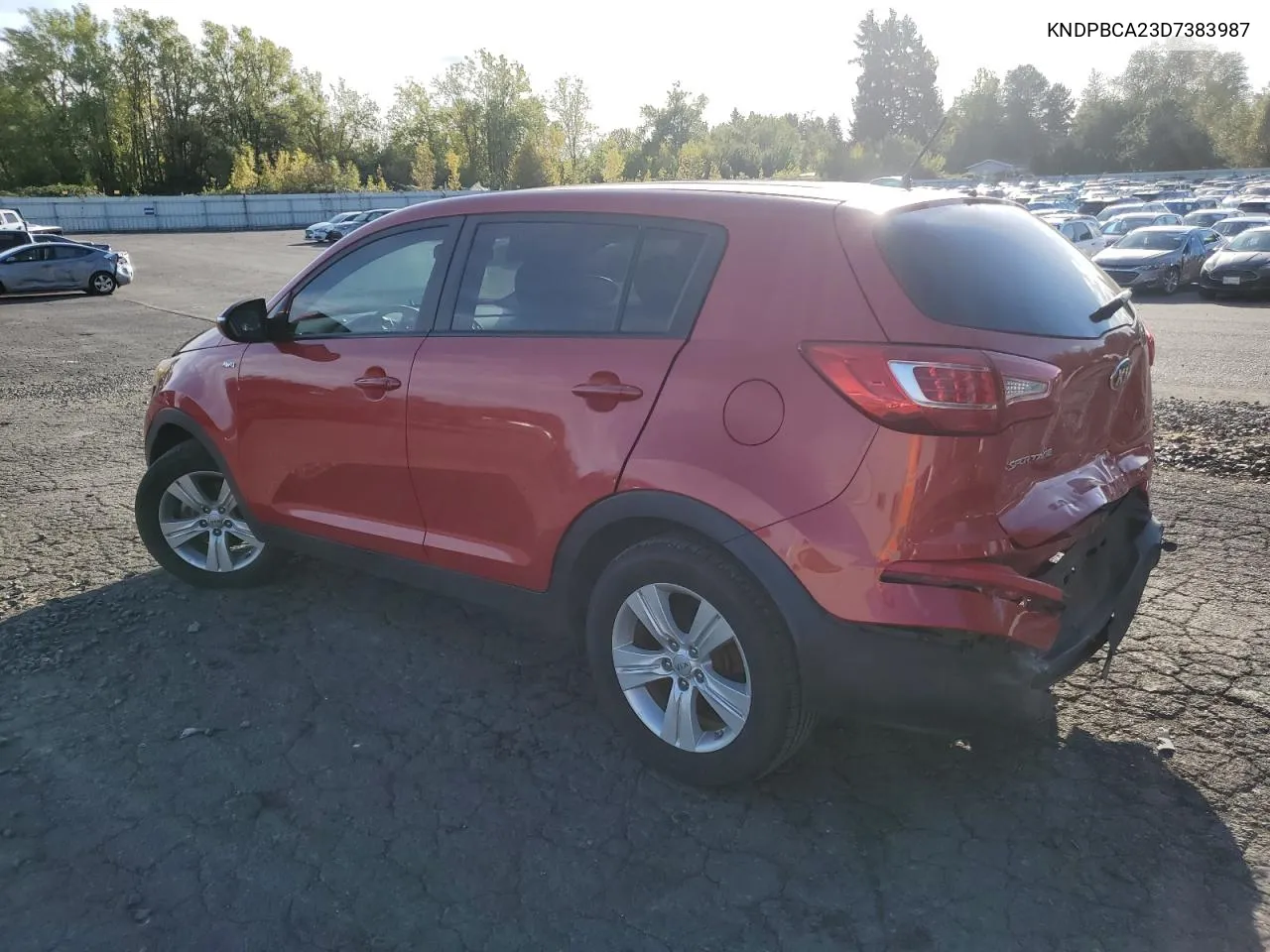 2013 Kia Sportage Lx VIN: KNDPBCA23D7383987 Lot: 75471284