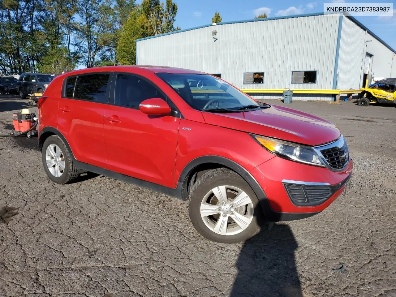 2013 Kia Sportage Lx VIN: KNDPBCA23D7383987 Lot: 75471284