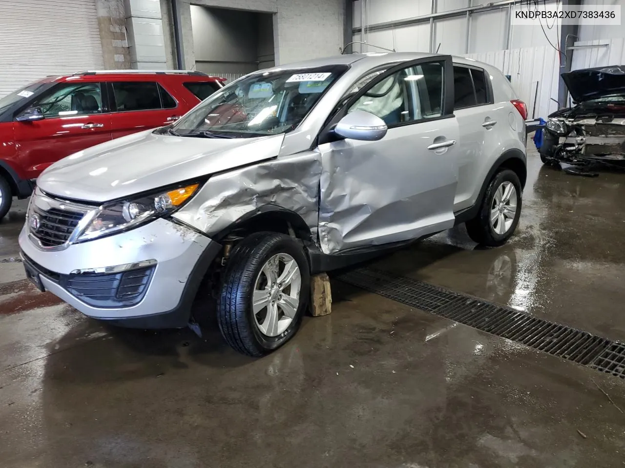 2013 Kia Sportage Base VIN: KNDPB3A2XD7383436 Lot: 75801214