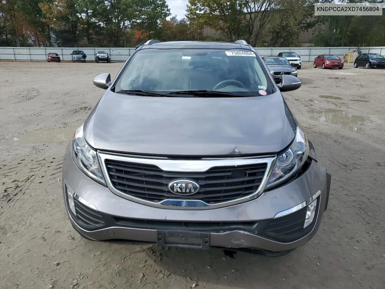 2013 Kia Sportage Ex VIN: KNDPCCA2XD7456804 Lot: 75804004