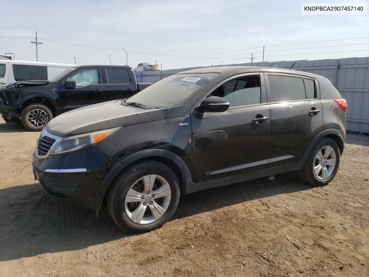 2013 Kia Sportage Lx VIN: KNDPBCA29D7457140 Lot: 75826554