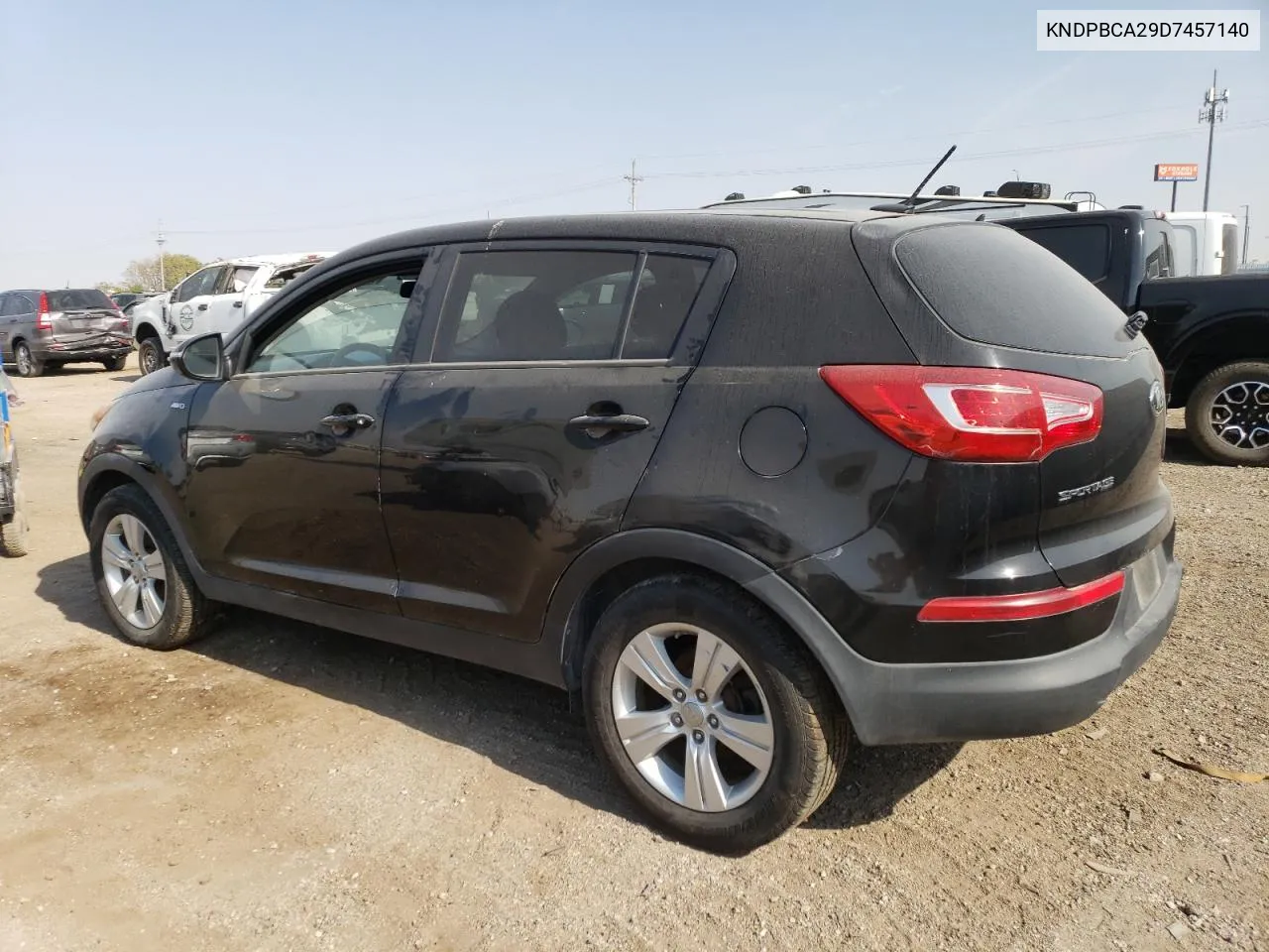 2013 Kia Sportage Lx VIN: KNDPBCA29D7457140 Lot: 75826554