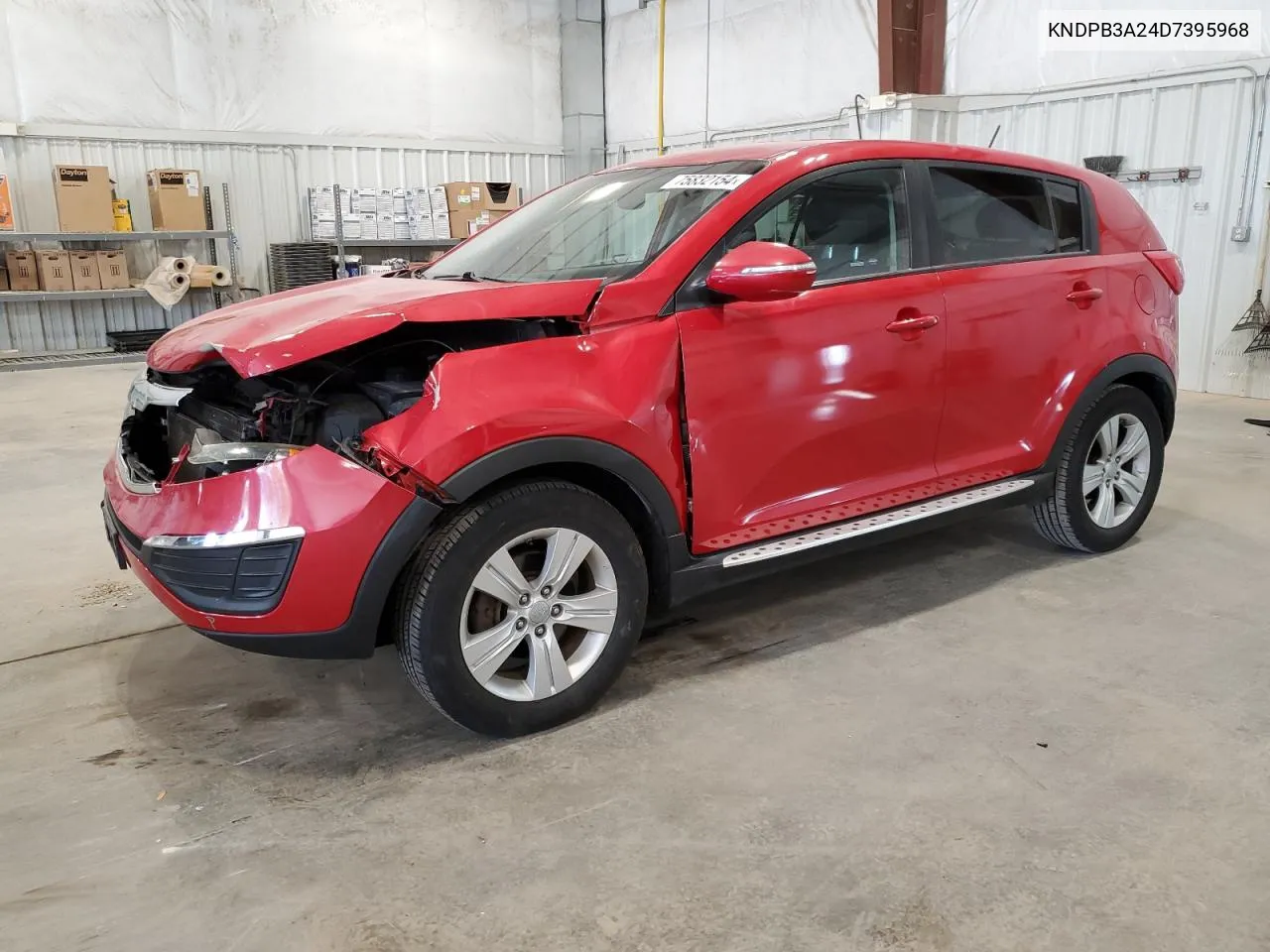 2013 Kia Sportage Base VIN: KNDPB3A24D7395968 Lot: 75832154