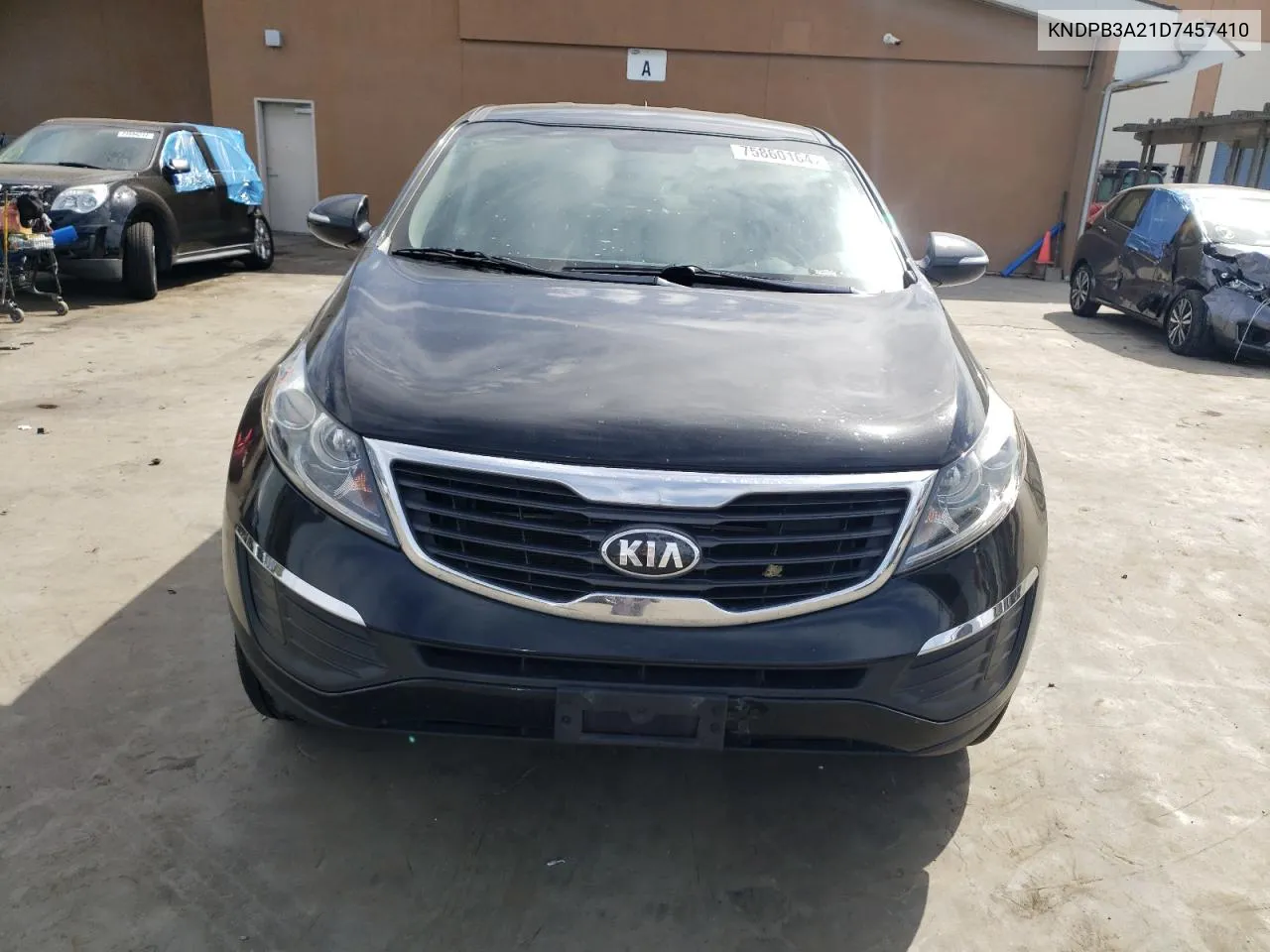 2013 Kia Sportage Base VIN: KNDPB3A21D7457410 Lot: 75860164