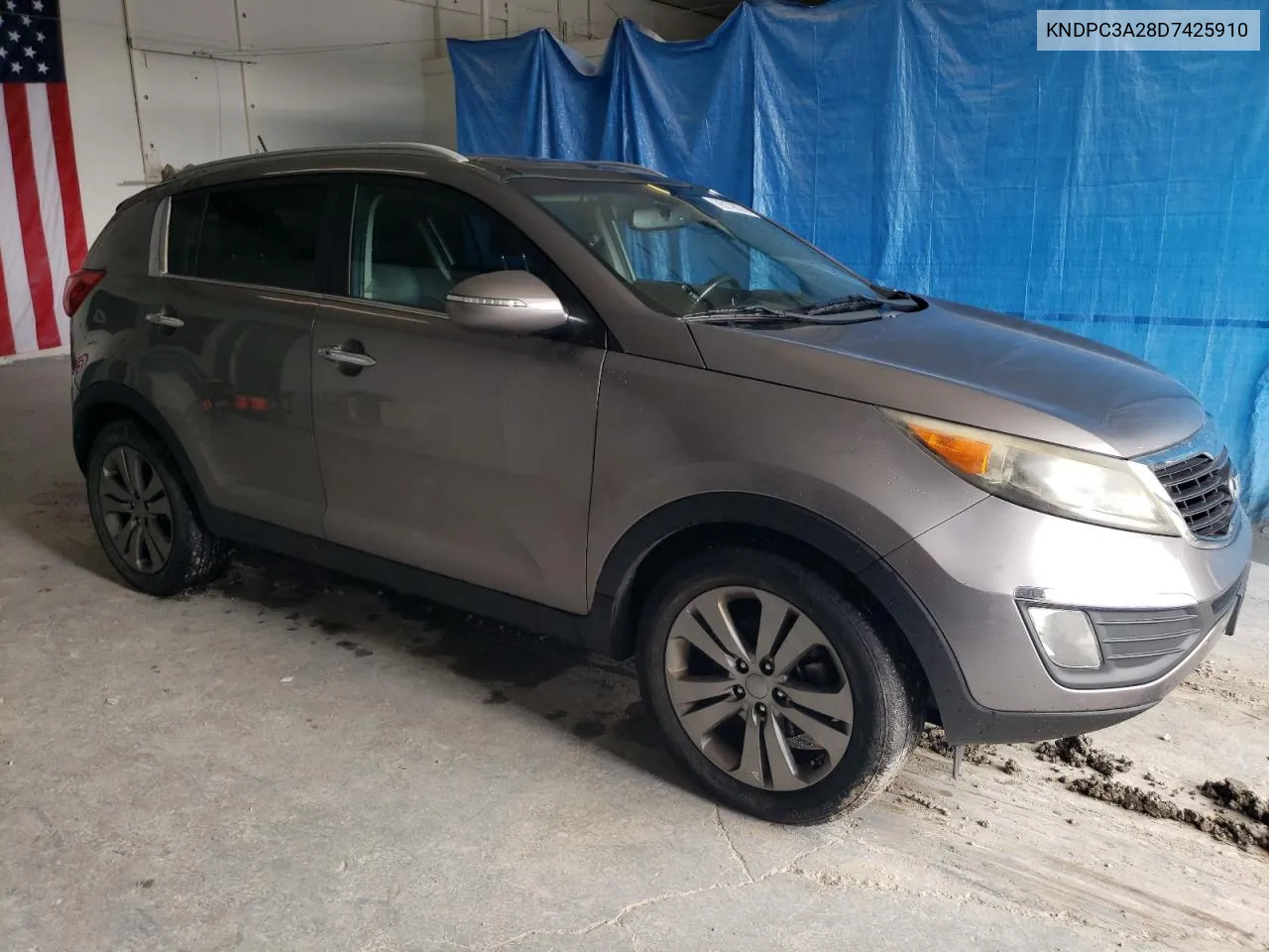 2013 Kia Sportage Ex VIN: KNDPC3A28D7425910 Lot: 76178074