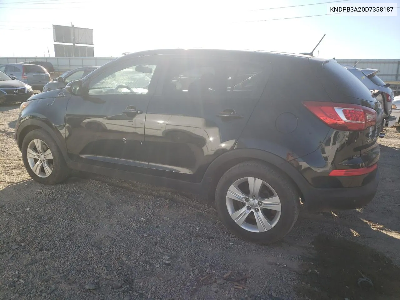 2013 Kia Sportage Base VIN: KNDPB3A20D7358187 Lot: 76230904