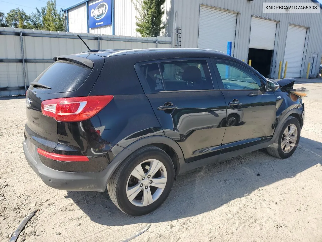 2013 Kia Sportage Lx VIN: KNDPBCA21D7455303 Lot: 76249974