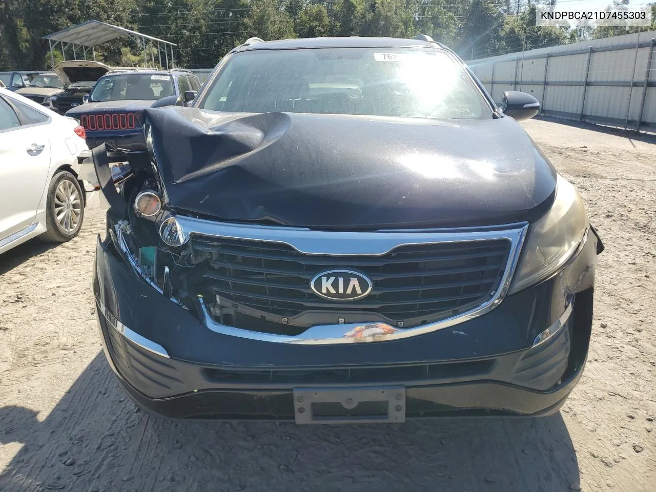 2013 Kia Sportage Lx VIN: KNDPBCA21D7455303 Lot: 76249974