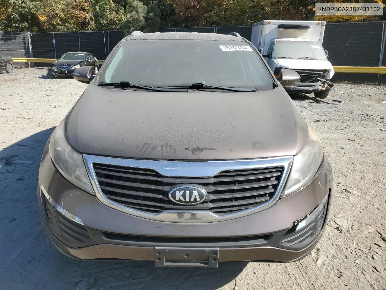 2013 Kia Sportage Lx VIN: KNDPBCA23D7431102 Lot: 76282404