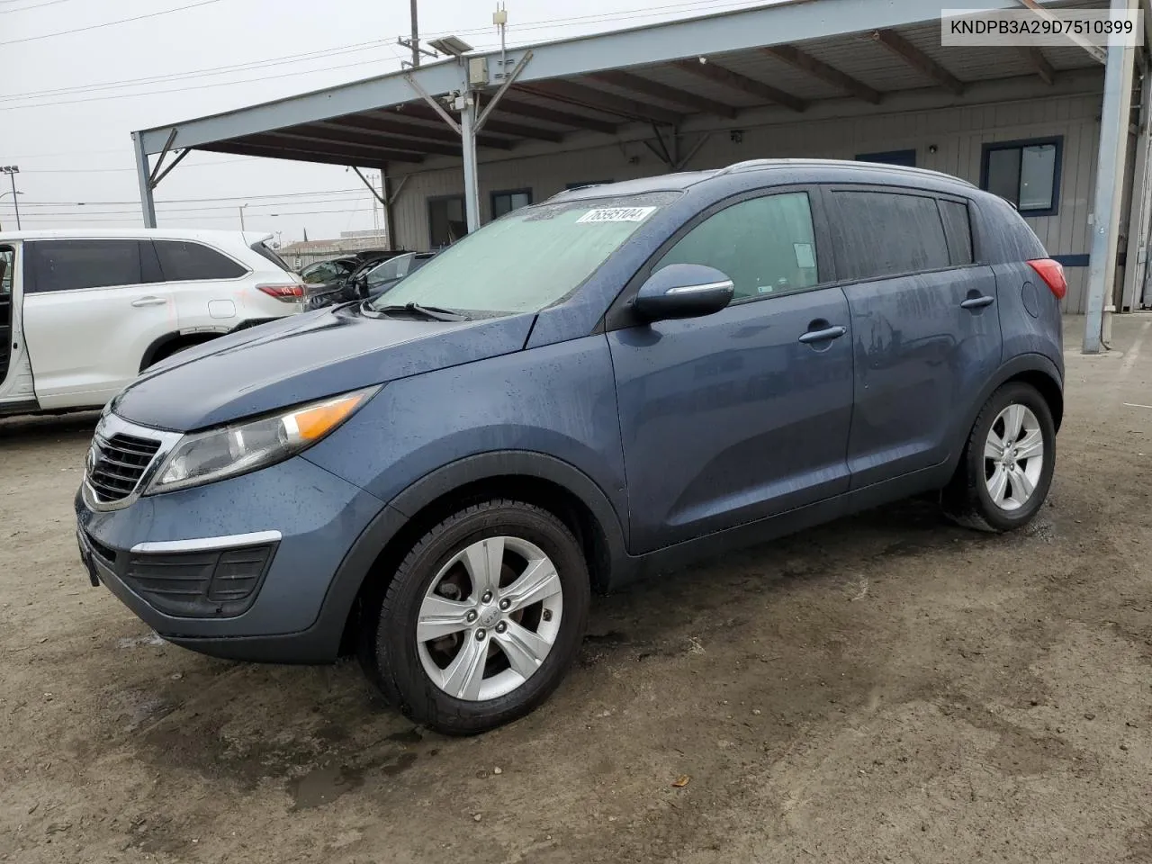 2013 Kia Sportage Base VIN: KNDPB3A29D7510399 Lot: 76595104