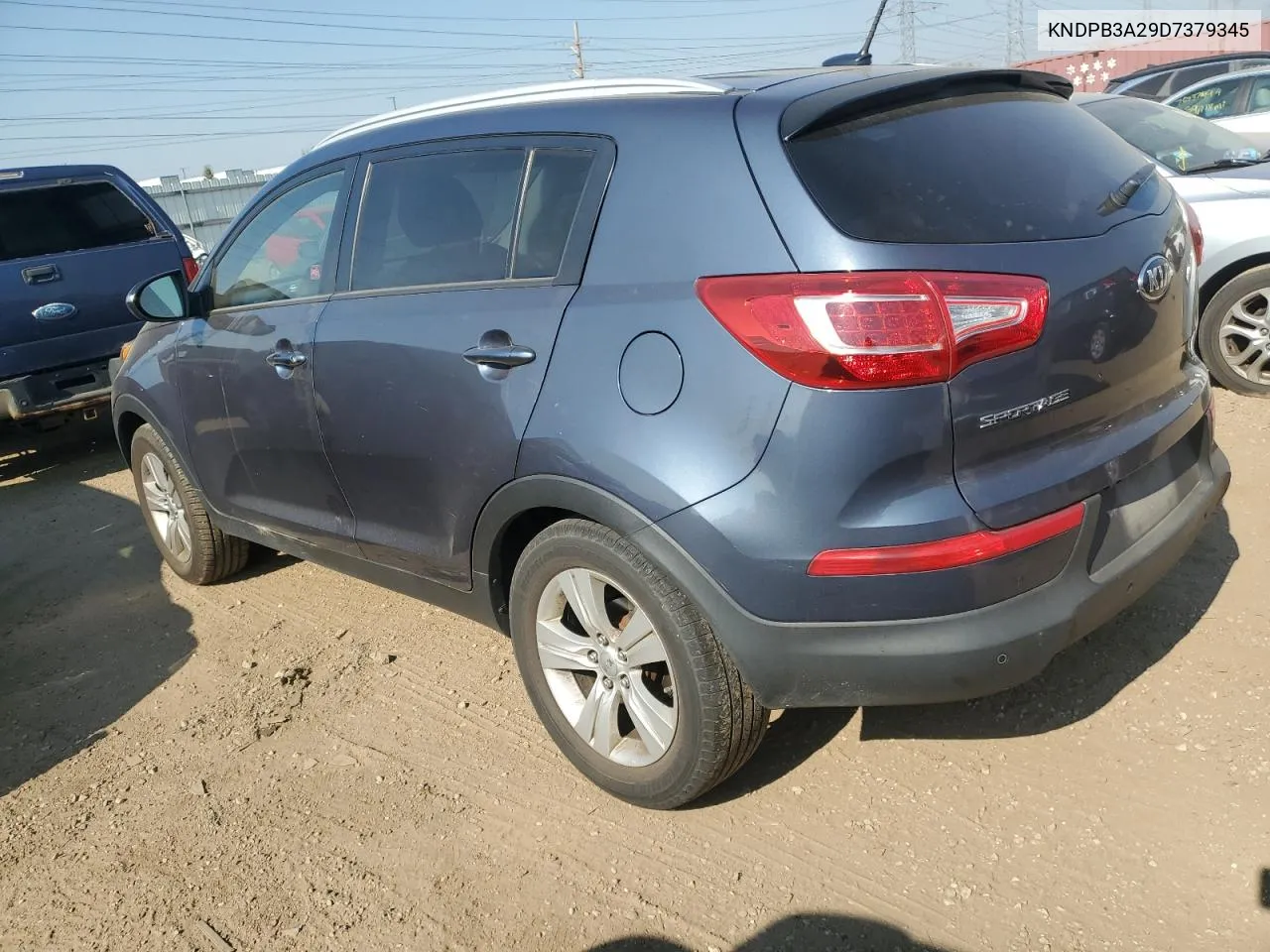 2013 Kia Sportage Base VIN: KNDPB3A29D7379345 Lot: 76664834