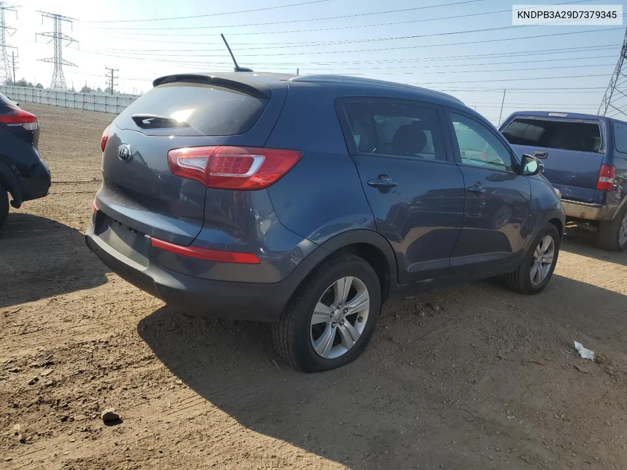 2013 Kia Sportage Base VIN: KNDPB3A29D7379345 Lot: 76664834