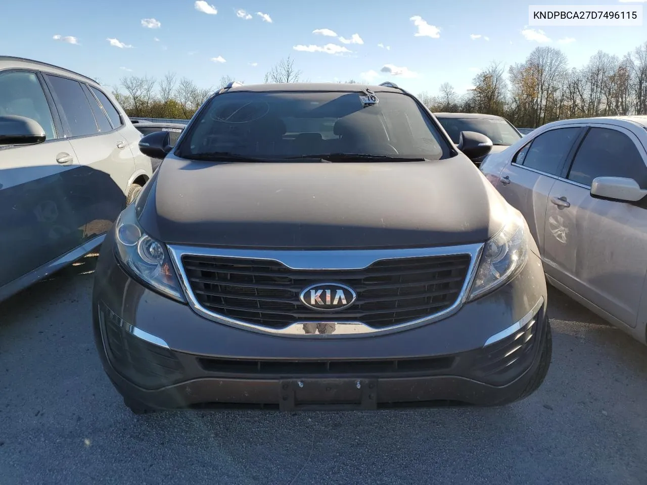 2013 Kia Sportage Lx VIN: KNDPBCA27D7496115 Lot: 76697144