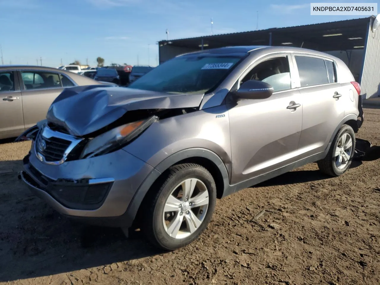 2013 Kia Sportage Lx VIN: KNDPBCA2XD7405631 Lot: 77355344