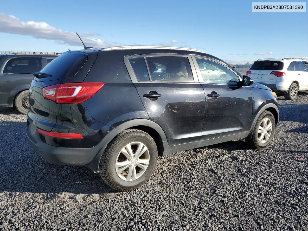 2013 Kia Sportage Base VIN: KNDPB3A28D7531390 Lot: 77557054