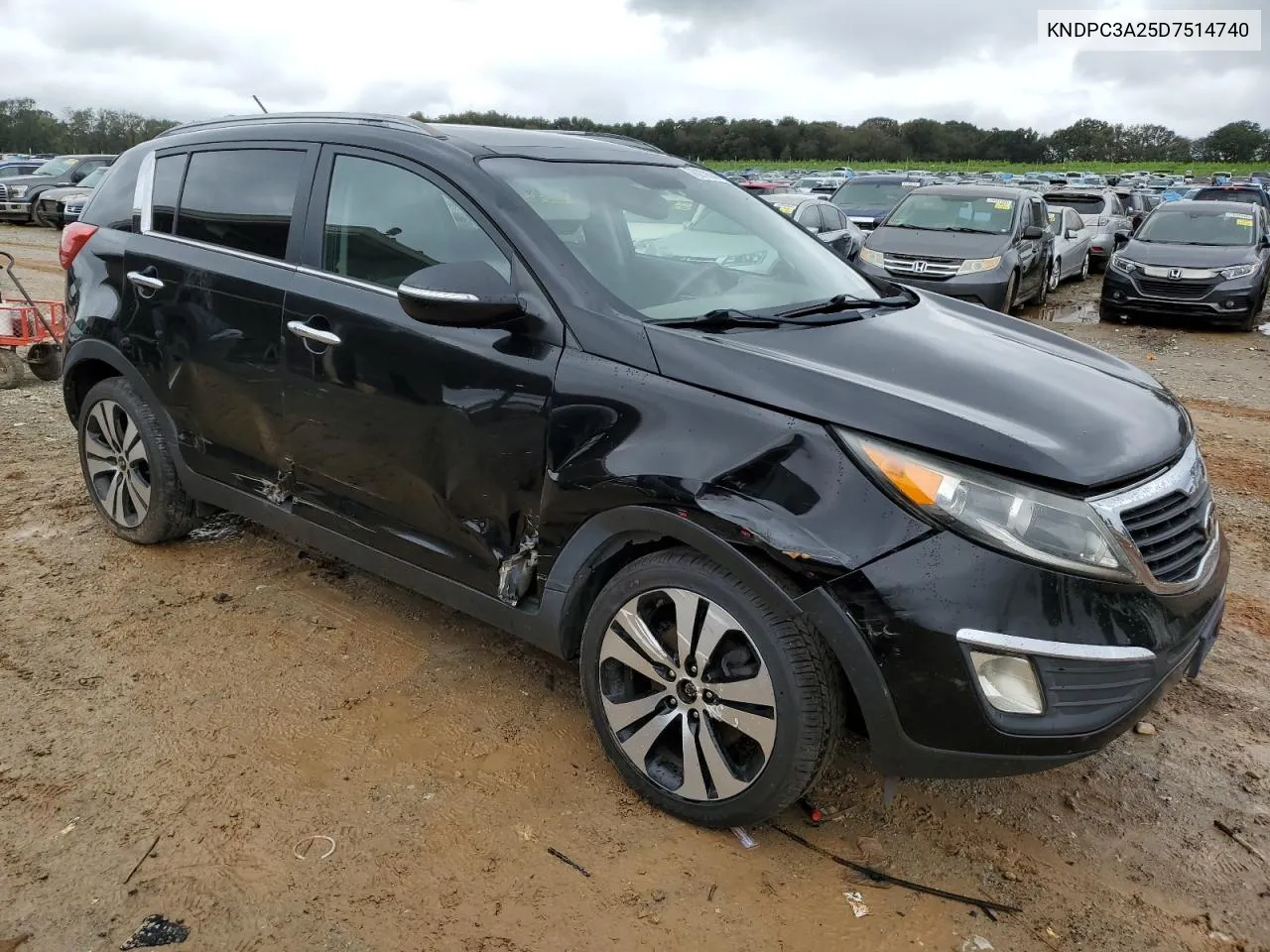 2013 Kia Sportage Ex VIN: KNDPC3A25D7514740 Lot: 78279644