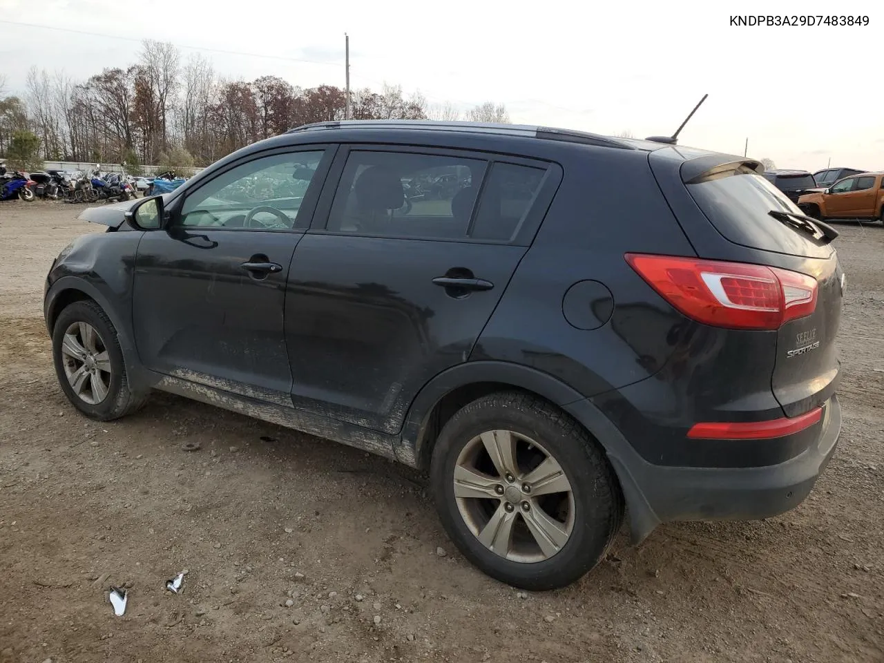 2013 Kia Sportage Base VIN: KNDPB3A29D7483849 Lot: 78324124