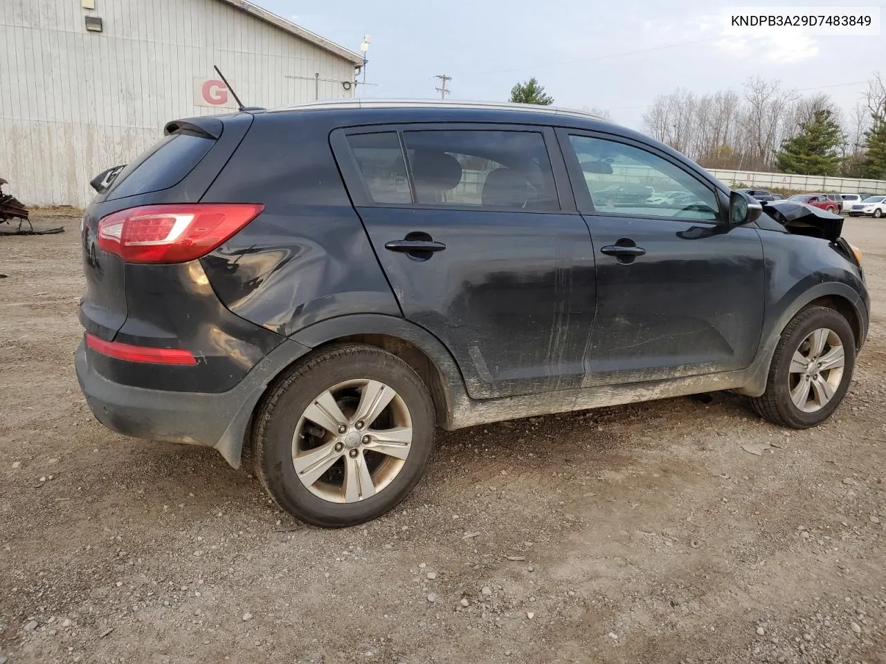 2013 Kia Sportage Base VIN: KNDPB3A29D7483849 Lot: 78324124